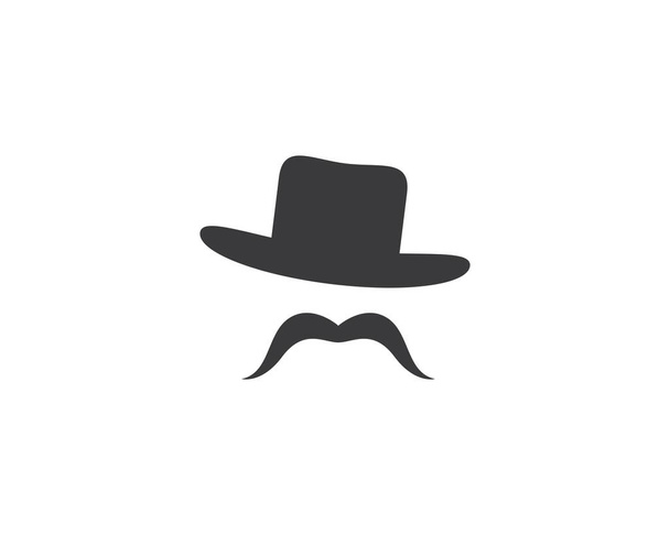 Cowboy sombrero símbolo ilustración diseño - Vector, Imagen
