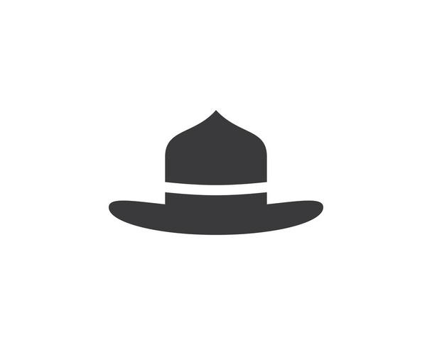 Kovboy şapkası sembolü vektör illüstrasyonu - Vektör, Görsel