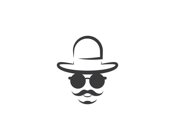 Cowboy hoed symbool vector pictogram illustratie - Vector, afbeelding