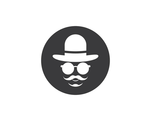 Cowboy hat symbol vector icon illustration - Vector, Image