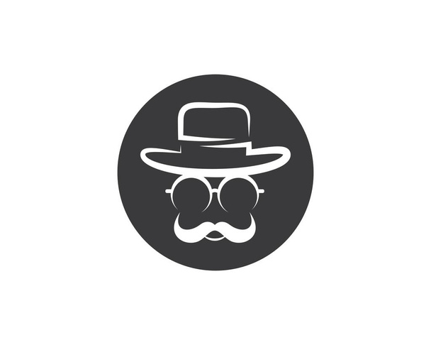 Cowboy καπέλο σύμβολο διάνυσμα εικόνα εικονίδιο - Διάνυσμα, εικόνα