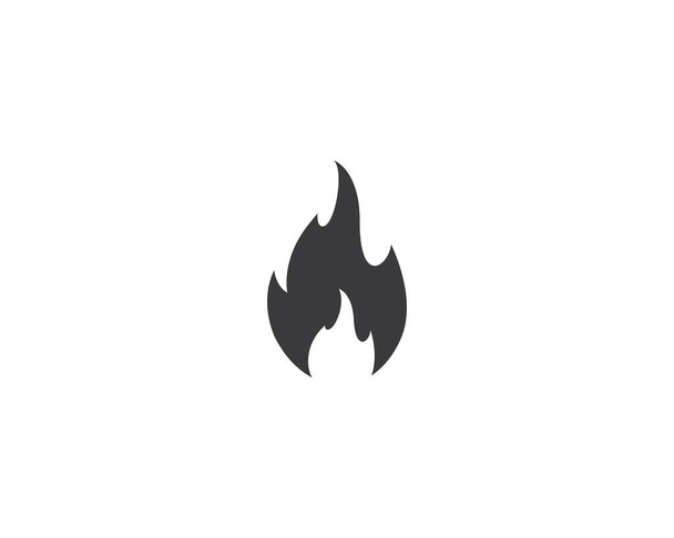 Ícone do vetor do símbolo de fogo ilustração - Vetor, Imagem