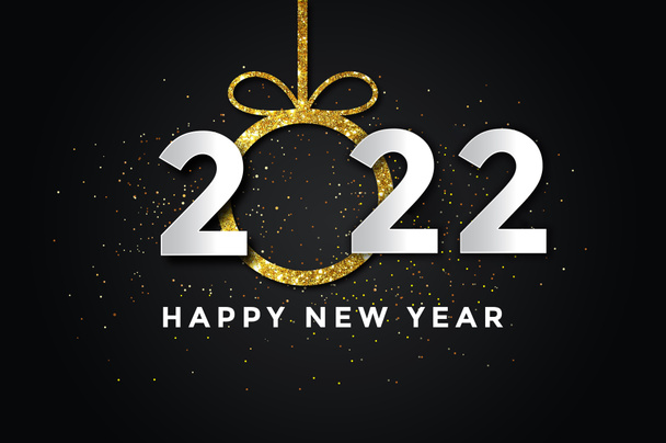 2022 Happy New Year Background . Holiday Of 2022 Year - Fotografie, Obrázek