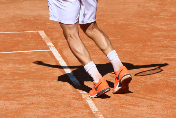 Jugador de tenis. Primer plano en las piernas. - Foto, Imagen