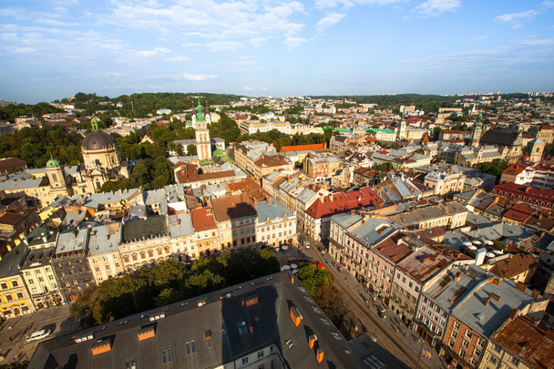 Top view from Lviv City Hall - Φωτογραφία, εικόνα