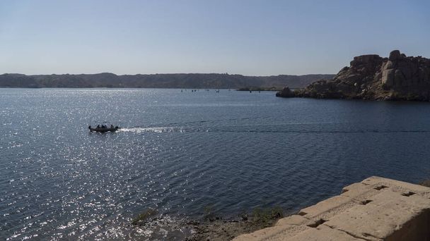 Lake Nasser near Abu Simbel , Egypt. Africa - Foto, Bild