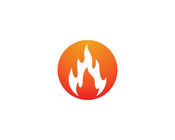 Ateş sembolü vektör illüstrasyonu - Vektör, Görsel