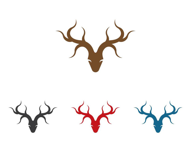 Design osvětlení jeleního symbolu - Vektor, obrázek