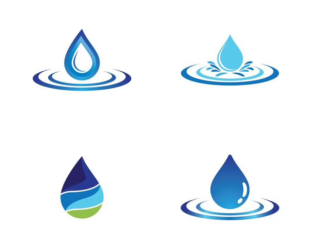 Illustration d'icône vectorielle goutte d'eau - Vecteur, image