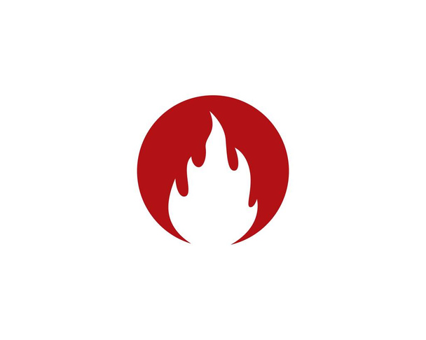 Ilustración de símbolo de fuego vector - Vector, Imagen