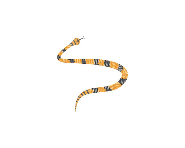 Snake symbol illustration vector icon - Vector, Image