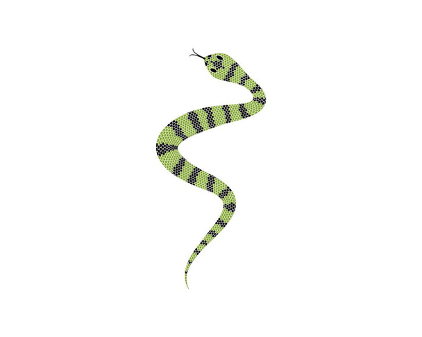 Snake symbool illustratie vector pictogram - Vector, afbeelding