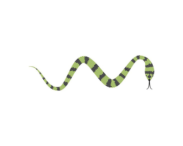 Icono de vector de ilustración de símbolo de serpiente - Vector, imagen