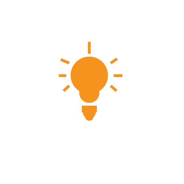 Plan de negocios idea creativa lupa de luz plan corporativo icono de diseño - Vector, Imagen