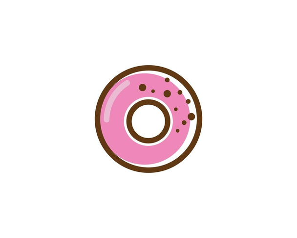 Σχεδιασμός εικονογράφησης διανυσματικών εικονιδίων Donut - Διάνυσμα, εικόνα