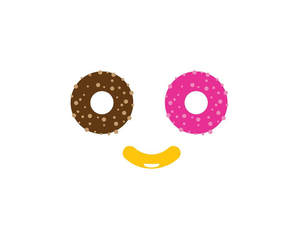 Donut vector pictogram illustratie ontwerp - Vector, afbeelding