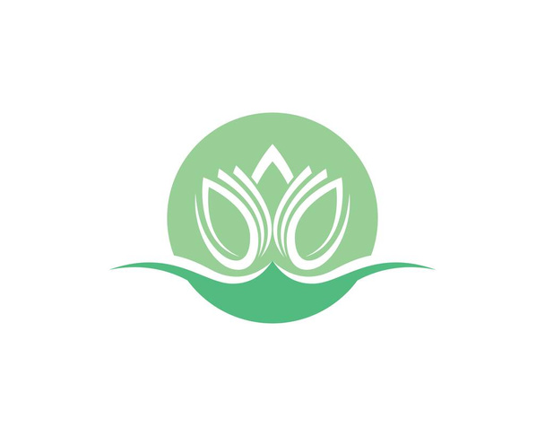 Lotus szimbólum vektor ikon illusztráció - Vektor, kép