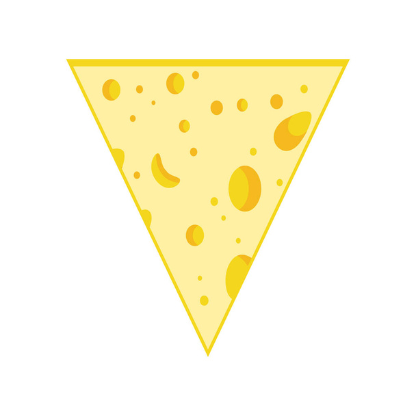 triangolo di fetta di formaggio - Vettoriali, immagini