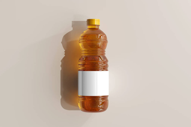 Isolated Cooking Oil Bottle 3D Rendering - Photo, Image