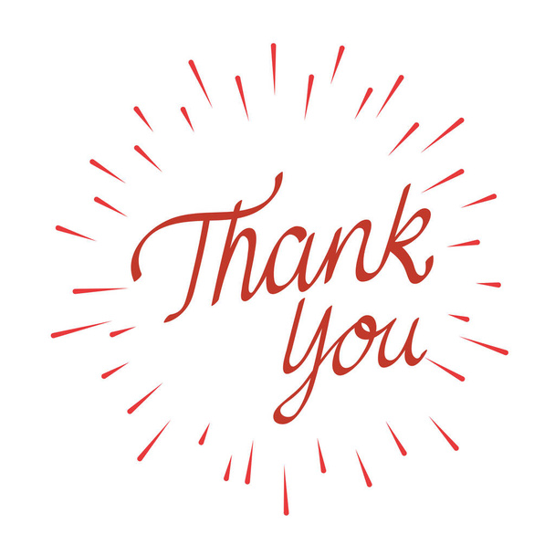 thank you calligraphy - Vector, Image