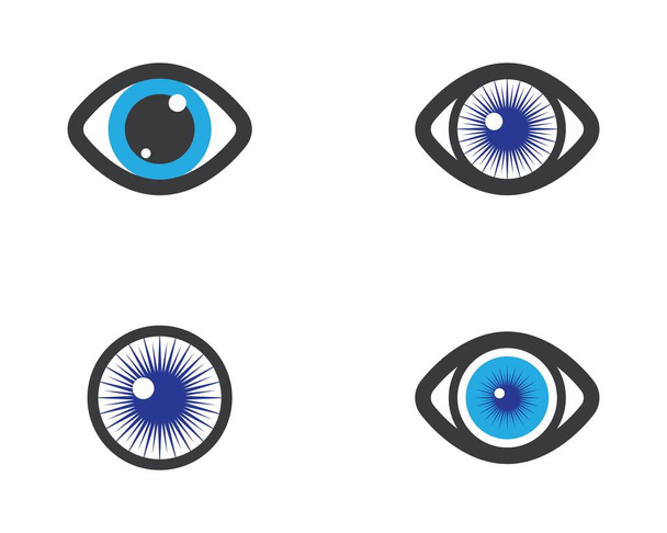 Göz sembolü vektör resimleme tasarımı - Vektör, Görsel