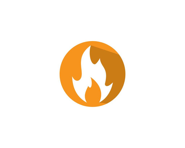 Fire symbol vector icon illustration - Vector, Image