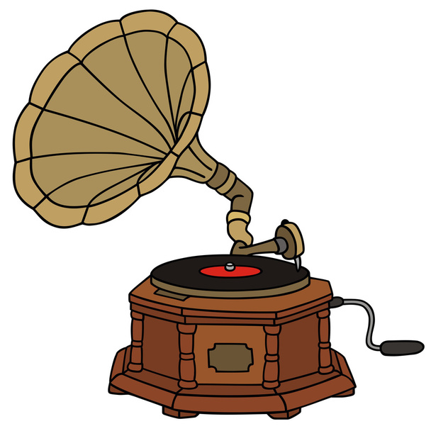 Gramophone - Vector, Image