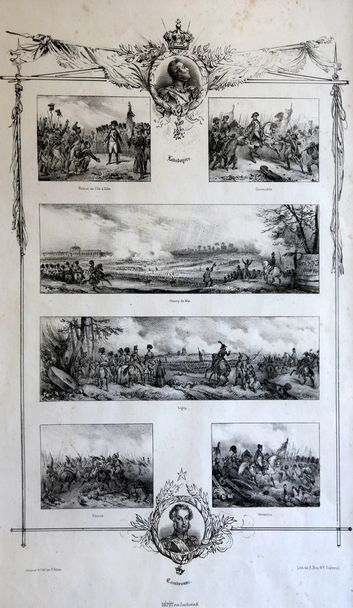 ο Ναπολέων Βοναπάρτης σε διάφορες μάχες που οδήγησαν - Φωτογραφία, εικόνα