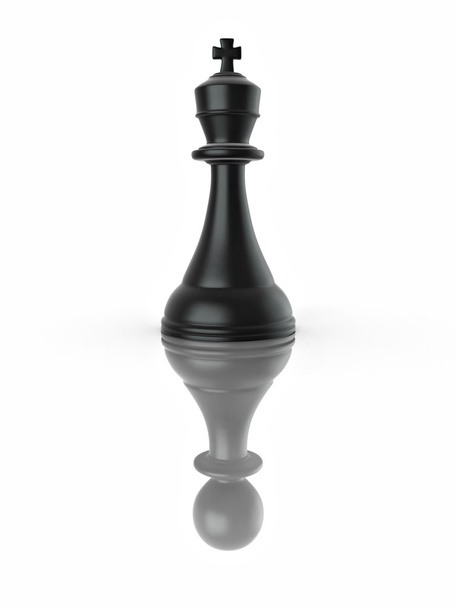 Conceptual image of false leadership. Chess. 3d - Foto, imagen