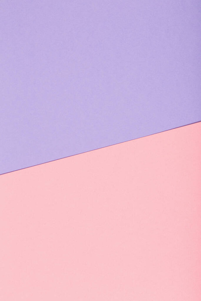 background of pink and violet pastel sheets of paper - Фото, зображення