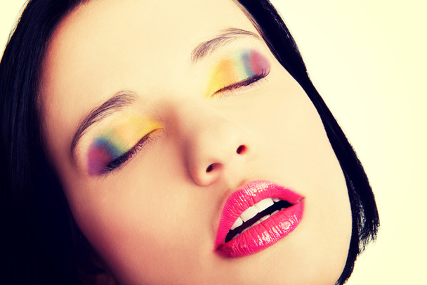 Woman with makeup - Zdjęcie, obraz