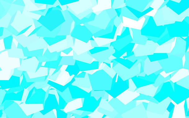 Textura vetorial azul claro com hexágonos coloridos. Ilustração com conjunto de hexágonos coloridos. Padrão para o seu anúncio, livretos. - Vetor, Imagem