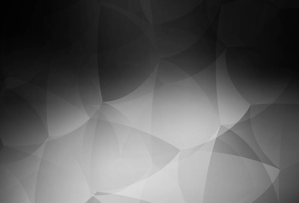 Σκούρο γκρι διάνυσμα φόντο με τρίγωνα. Εικονογράφηση με σετ πολύχρωμα τρίγωνα. Κομψό σχέδιο για ταπετσαρίες. - Διάνυσμα, εικόνα