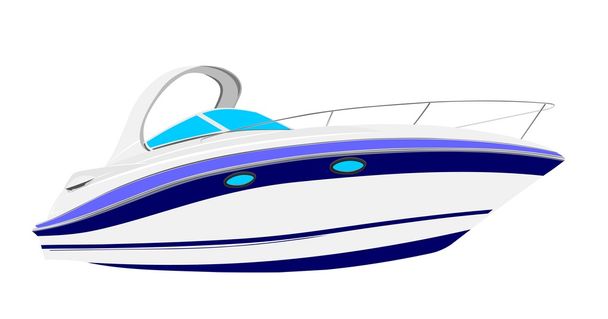 Yachtvektorillustration - Vektor, Bild