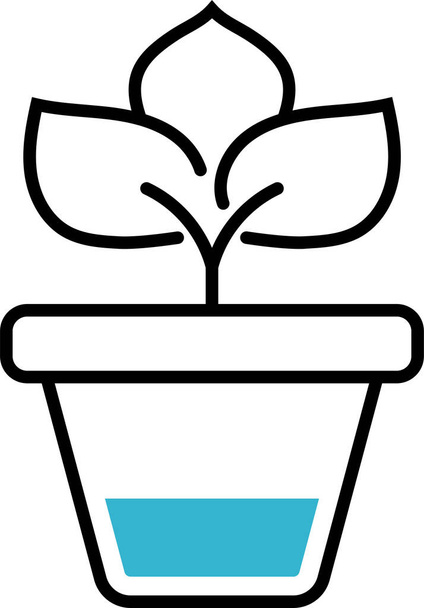 ikona botanika biologii roślin - Wektor, obraz