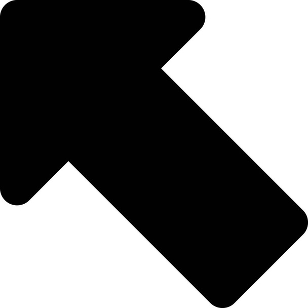 flecha chevron dirección icono en estilo sólido - Vector, imagen