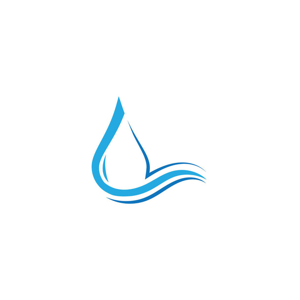 modèle d'illustration vectorielle de logo de goutte d'eau - Vecteur, image