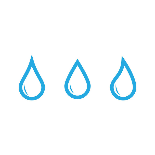 дизайн векторной иллюстрации логотипа капли воды - Вектор,изображение