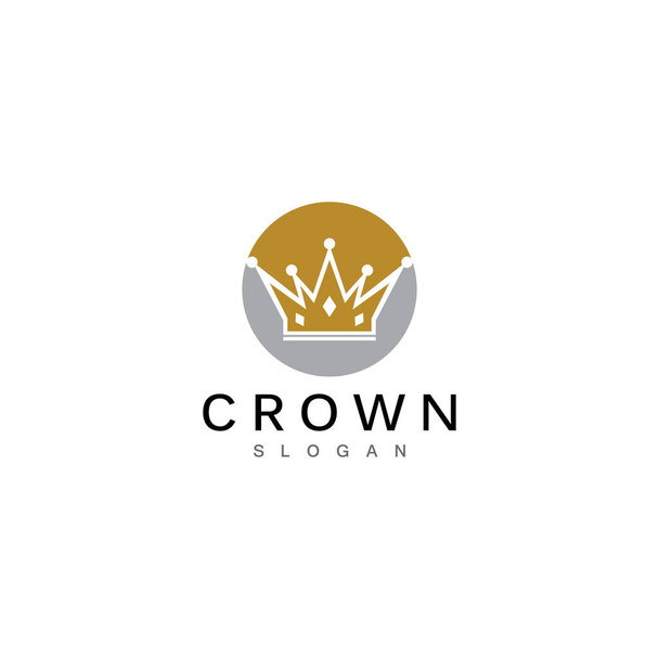Crown Logo ja symboli malli kuvake - Vektori, kuva