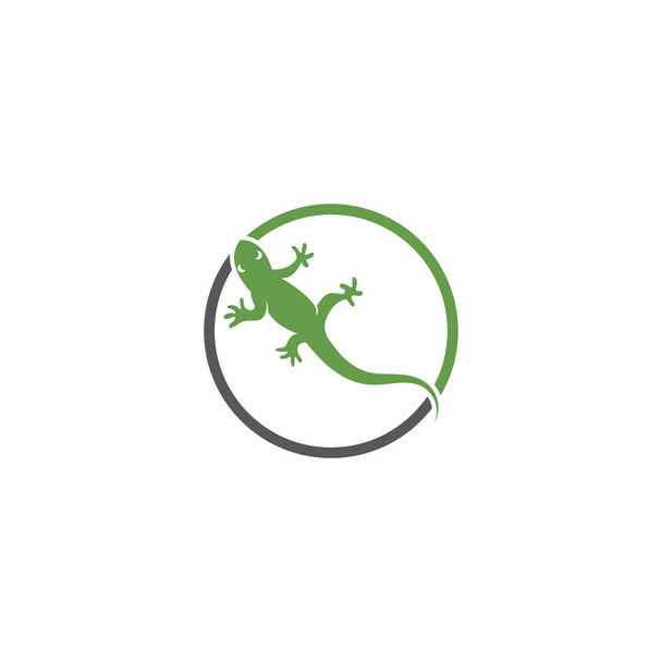 Logo kameleona jaszczurki lub wzór ikony wektor projektu - Wektor, obraz