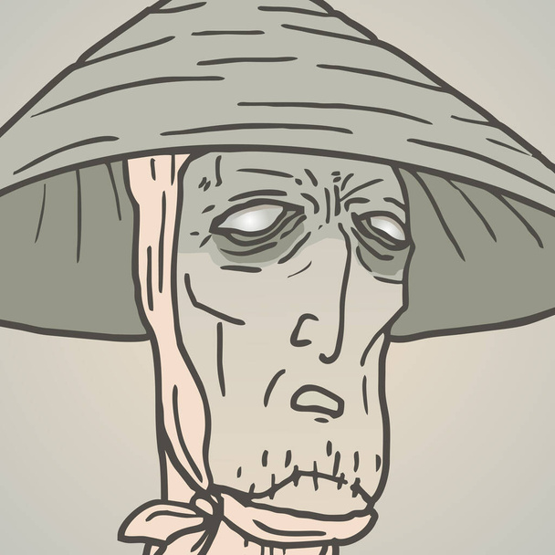 Мертвий японець Векторні ілюстрації
 - Вектор, зображення