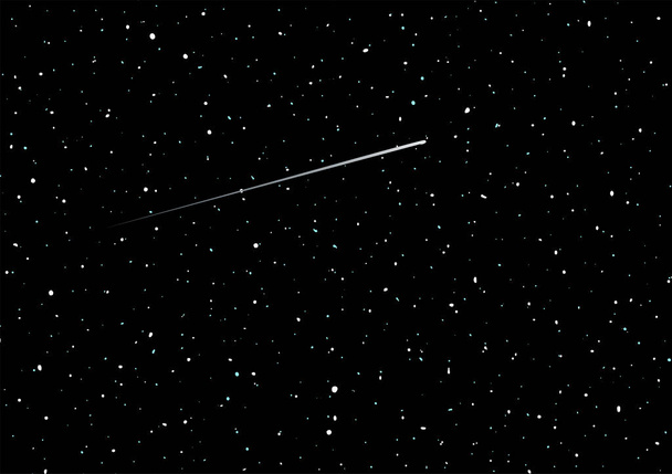 Sky noční pozadí vektor ilustrace - Vektor, obrázek