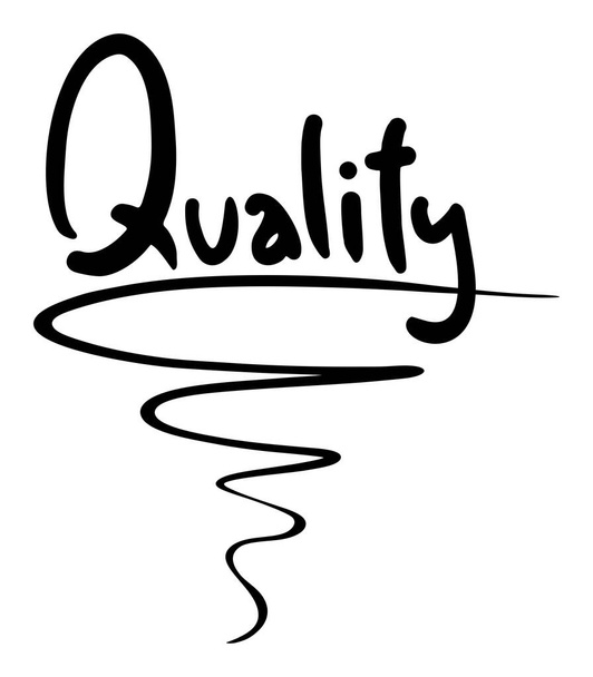 Illustrazione vettoriale emblema di qualità - Vettoriali, immagini
