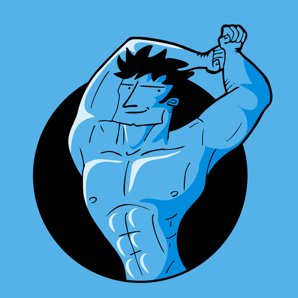 Gym muscle vector illustration  - ベクター画像