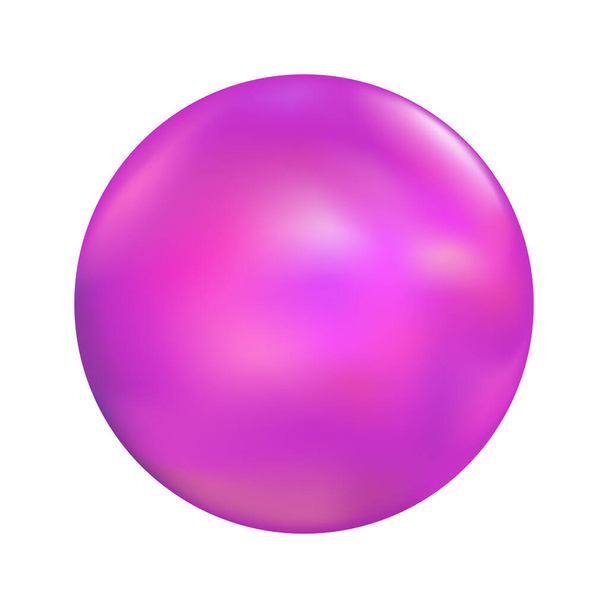 smooth marble ball illustration - Vector, Image