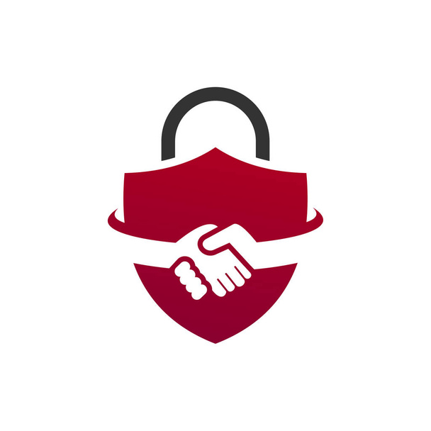 Шаблон логотипа Lock Deal, дизайн логотипа Creative Deal - Вектор,изображение