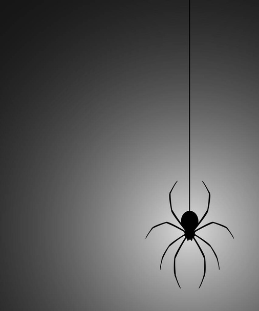 Mistery spider vector illustration - Vector, Image