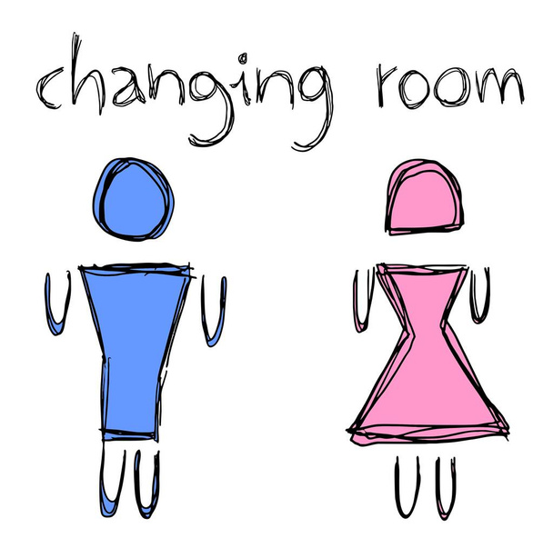 部屋のベクトル図の変更 - ベクター画像