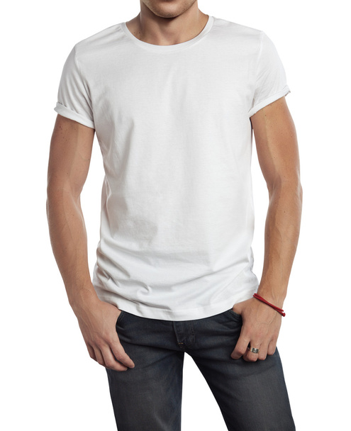 Man wearing t-shirt - Foto, Imagen