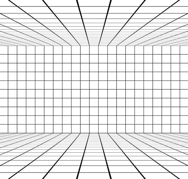 élégante illustration vectorielle chambre blanche - Vecteur, image